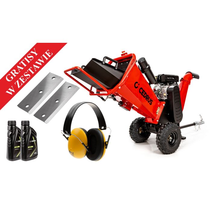 Cedrus RB02PRO Rozdrabniacz do gałęzi spalinowy + GRATISY  w zestawie