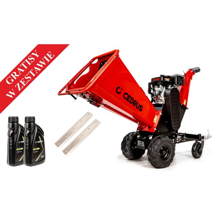 Cedrus RB04PRO-E Rozdrabniacz do gałęzi spalinowy + GRATISY  w zestawie