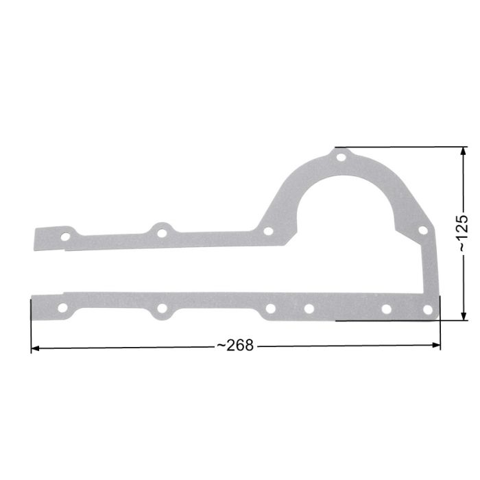 Uszczelka przekładni zamiatarki KCB25-F SWP80-196-K