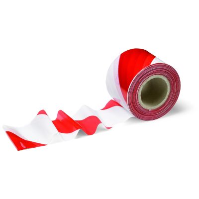 Schuller STREET TAPE Taśma ostrzegawcza 8 cm x 500 m biało-czerwona