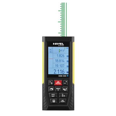 Nivel System HDM-50G Dalmierz laserowy z zieloną wiązką Bluetooth 50 m