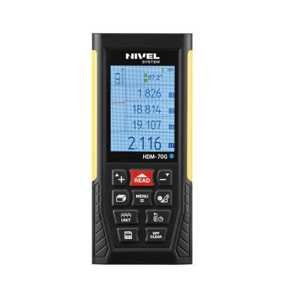 Nivel System HDM-70G Dalmierz laserowy z zieloną wiązką Bluetooth 70 m