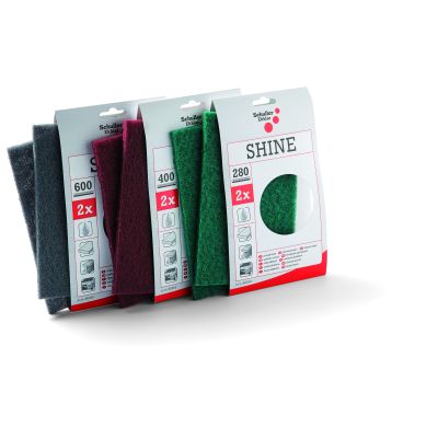 Schuller SHINE SET Włóknina szlifierska 230 x 150 mm P400 kasztan 2 szt
