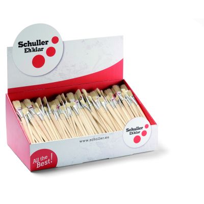 Schuller MERCATO EP SET Zestaw pędzli płaskich do emalii 216 szt