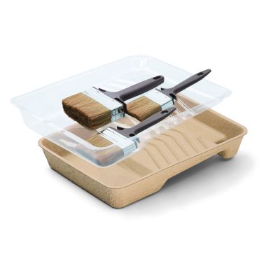 Schuller TIMBER FS PRO TRAY SET Zestaw pędzli 3 szt, tacka na farbę, wkładki